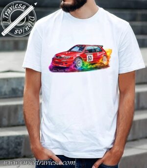 CAMISETA CON EL DIBUJO DEL CITROEN SAXO KIT CAR S1600