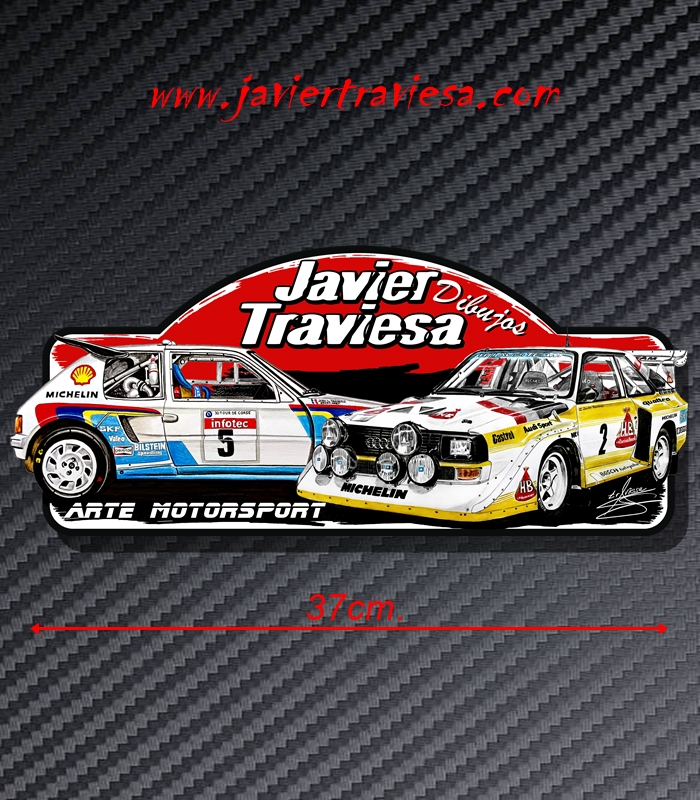 PLACAS RALLY DIBUJO