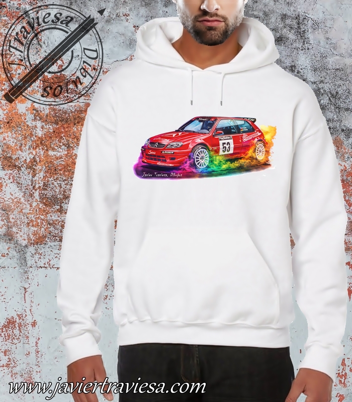 SUDADERA BLANCA citroen saxo colours 2026