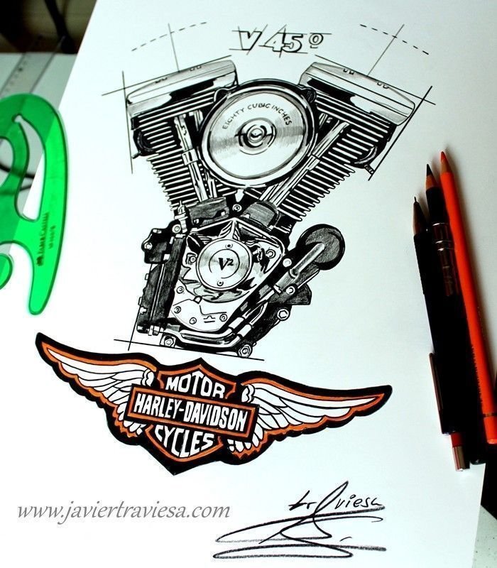 CAMISETA MOTO HARLEY DAVIDSON BLACK - Imagen 3