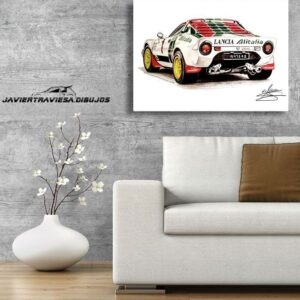 POSTER LANCIA STRATOS ALITALIA