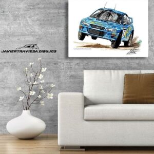 POSTER SUBARU IMPREZA WRC