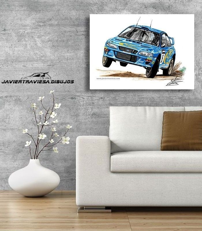 POSTER SUBARU IMPREZA WRC