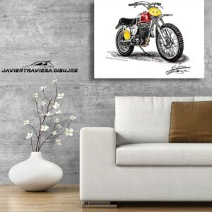 POSTER HUSQVARNA 400 CROSS