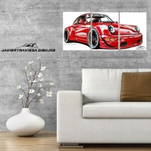 POSTER PORSCHE 911 RWB