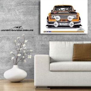 POSTER SEAT 124D 1800 Rally Montecarlo