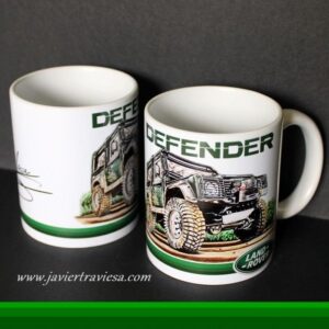 TAZA DIBUJO LAND ROVER DEFENDER