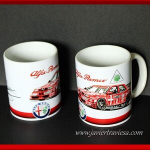 TAZA DIBUJO ALFA ROMEO 155 DTM NICOLA LARINI