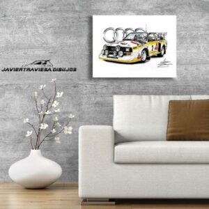Poster AUDI SPORT QUATTRO S1 GRUPO B