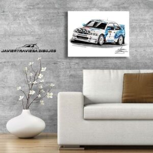 Poster FORD ESCORT COSWORTH WRC
