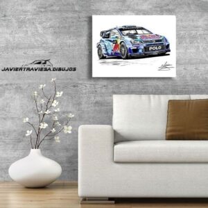 Poster WOLSKWAGEN POLO WRC
