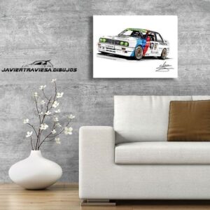 POSTER BMW M3 E30 DTM