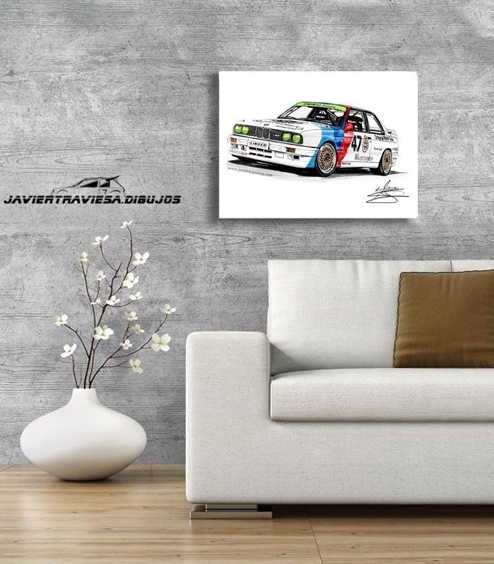 POSTER BMW M3 E30 DTM