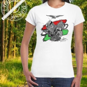 CAMISETA MUJER MOTOR MOTO GUZZI
