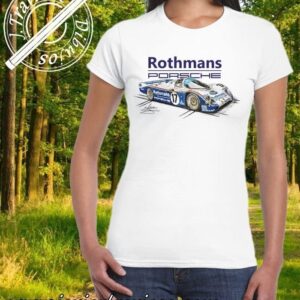 CAMISETA MUJER PORSCHE 962C LE MANS