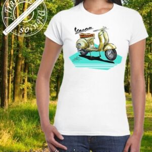 CAMISETA MUJER VESPA CLASICA