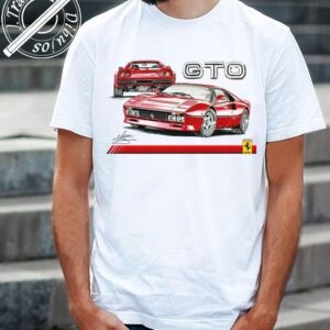 CAMISETA CON DIBUJO DEL FERRARI 288 GTO