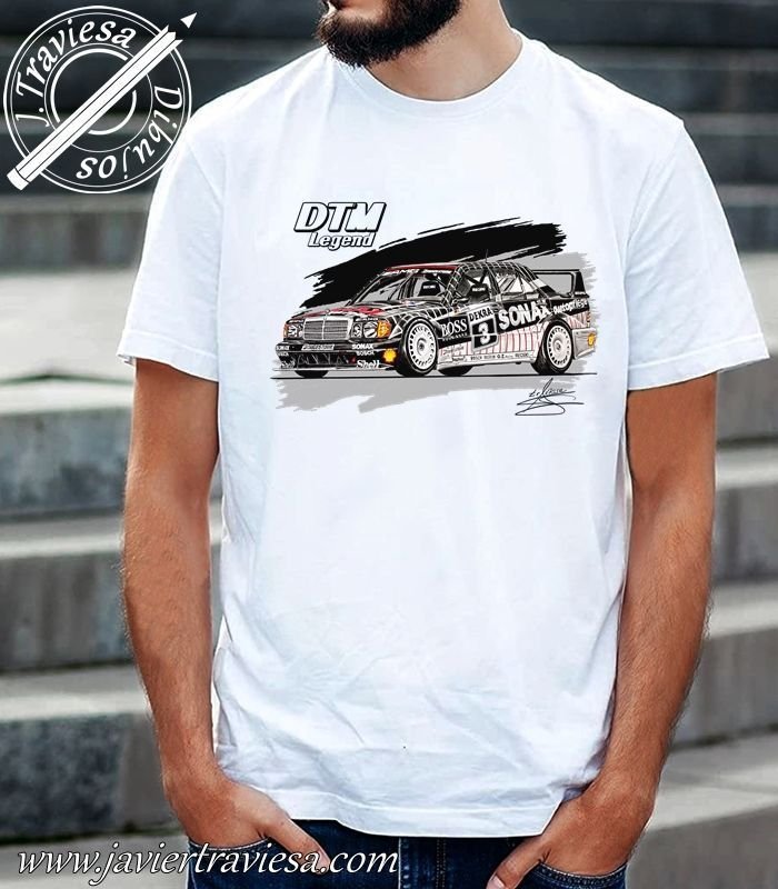 CAMISETA MERCEDES 190 DTM KLAUS LUDWIG