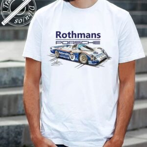 CAMISETA CON EL DIBUJO DEL PORSCHE 962