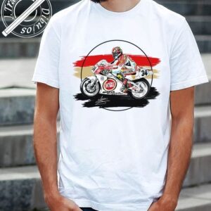 CAMISETA MOTO CON DIBUJO DE SUZUKI RGV500 gp