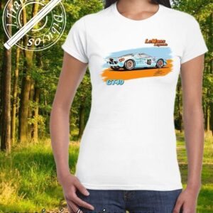 Camiseta Mujer GT 40 GULF LEMANS