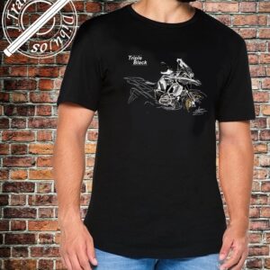 CAMISETA NEGRA MOTO BMW R1250GS TRIPLE BLACK