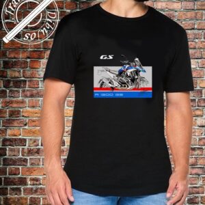 CAMISETA NEGRA MOTO BMW R1300GS