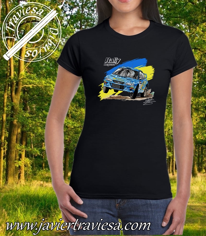CAMISETA CON EL DIBUJO DEL SUBARU IMPREZA WRC - Imagen 6