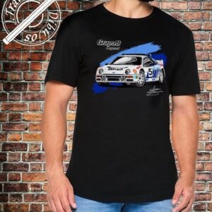 CAMISETA FORD RS200 RALLY BLACK