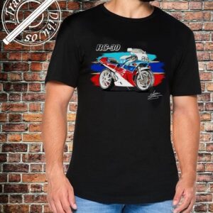 CAMISETA MOTO HONDA VFR750R RC30 BLACK