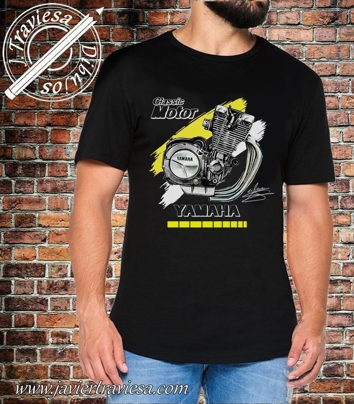 CAMISETA YAMAHA BLACK