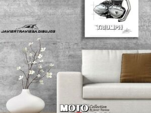 POSTER MOTOR TRIUMPH