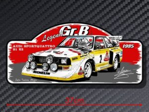 PLACA RALLY AUDI SPORTQUATTRO S1 E2