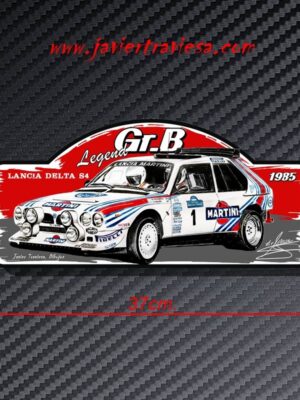 PLACA RALLY LANCIA DELTA S4