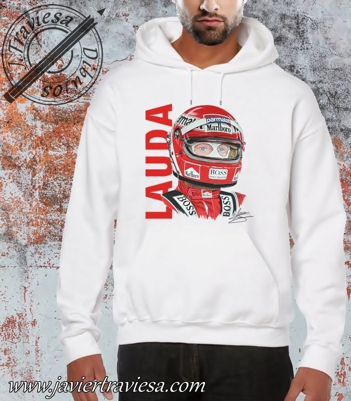SUDADERA F1 PILOTOS LEGENDARIOS N.L. BLANCA