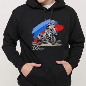 SUDADERA DIBUJO BMW R1250GS BLACK