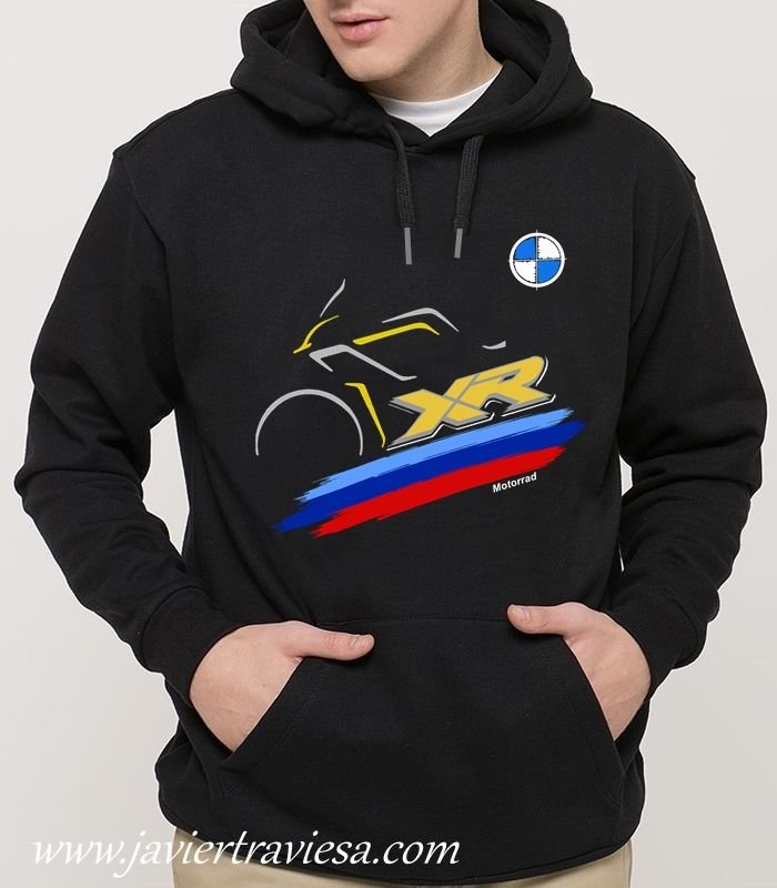 SUDADERA MOTO BMW F900/S1000 XR BLACK - Imagen 2