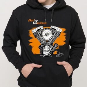 SUDADERA MOTO HARLEY DAVIDSON BLACK