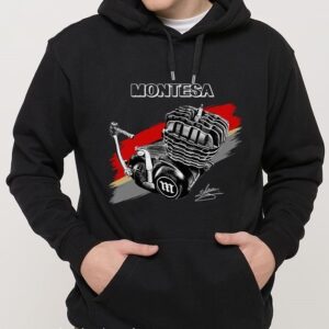 SUDADERA MOTO MONTESA BLACK