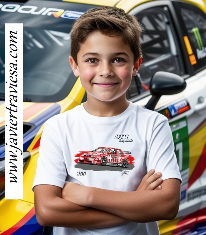 CAMISETA ALFA ROMEO 155 DTM NICOLA LARINI - Imagen 4