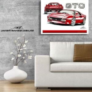 POSTER FERRARI 288 GTO