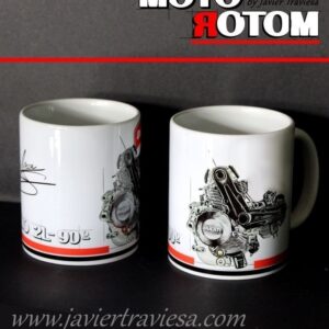 TAZA DIBUJO MOTOR DUCATI
