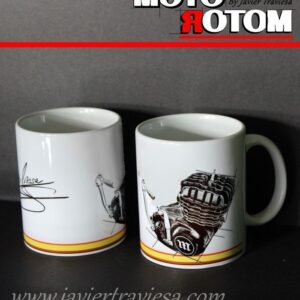 TAZA DIBUJO MOTOR MONTESA